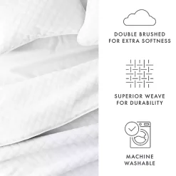 Kirklands Home Quilts|Stitched Diamond 2-pc. Twin Quilt Set White