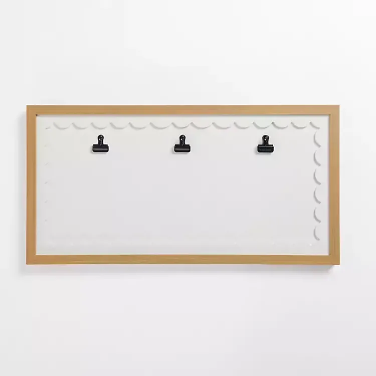 Hot White Three Clip Scalloped Collage Picture Frame Collage Frames