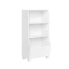 Kirklands Home Bookshelves|White Toy Organizer Cubby Bookshelf