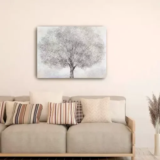 Kirklands Home Canvas Art|White Tree Blossoms Canvas Art Print, 40x30 in.
