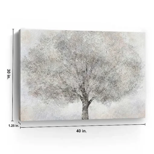Kirklands Home Canvas Art|White Tree Blossoms Canvas Art Print, 40x30 in.