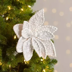 Discount Tweed Magnolia Picks, Set of 2 Christmas Tree Decorations