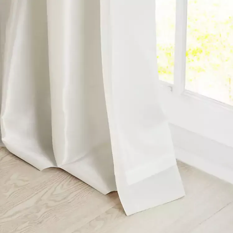 Kirklands Home Curtains & Drapes|Twist Top Curtain Panel, 120 in. White