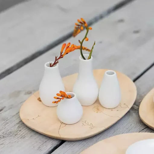 Sale Two-Toned Mini Vases, Set of 4 Vases