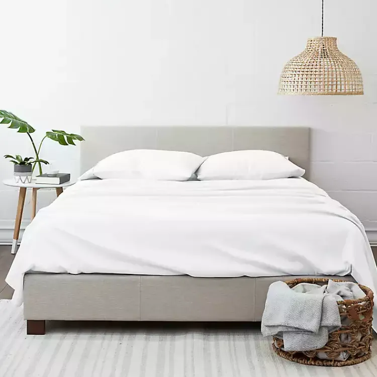 Kirklands Home Bed Sheets|Ultra Soft 4-pc. California King Sheet Set White