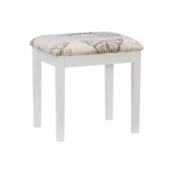 Kirklands Home Dressers & Chests|Virginia Butterfly 2-pc. Vanity Set White