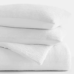 Kirklands Home Comforters|Waffle Ultra-Soft 3-pc. Twin Comforter Set White