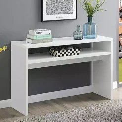 Kirklands Home Console Tables|Wakefield Tiered Console Table White
