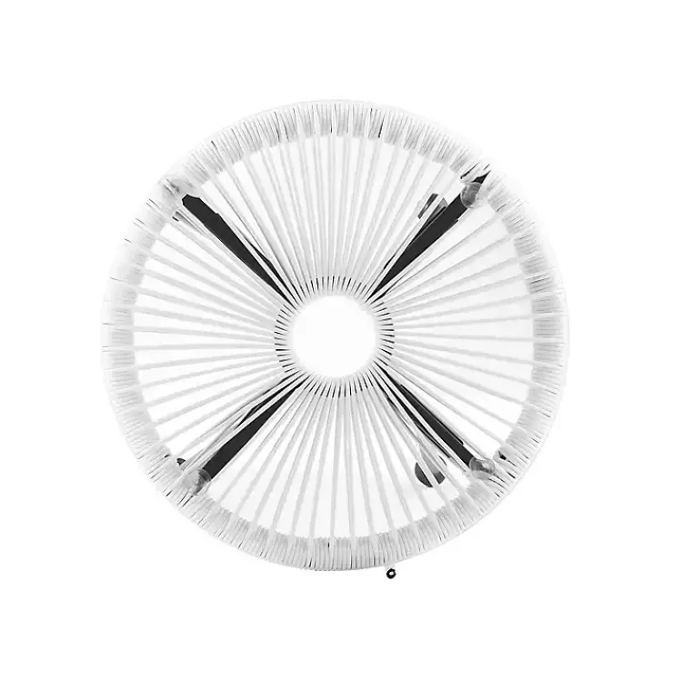 Kirklands Home Outdoor Tables|Wicker and Glass Top Outdoor Side Table White