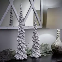 Outlet Winter Forest Trees, Set of 2 Christmas Decorations