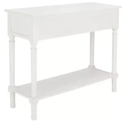 Kirklands Home Console Tables|Wood Allura Console Table White