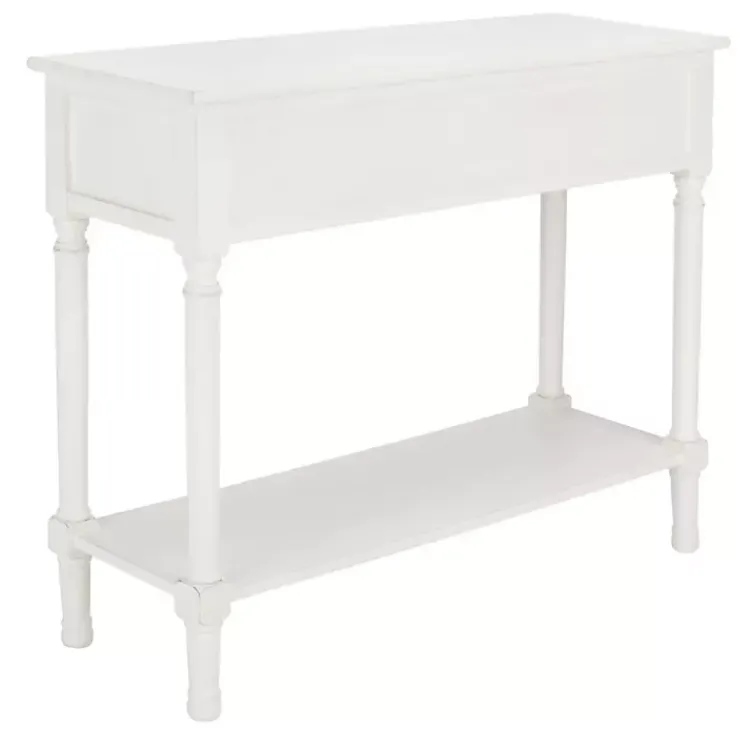 Kirklands Home Console Tables|Wood Allura Console Table White