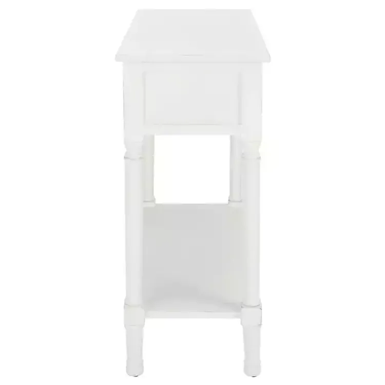 Kirklands Home Console Tables|Wood Allura Console Table White