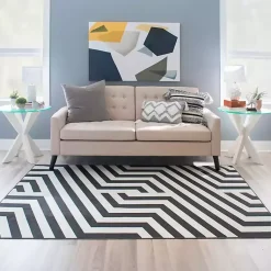 Kirklands Home Accent & End Tables|Wood and Glass Top X-Base Accent Table White