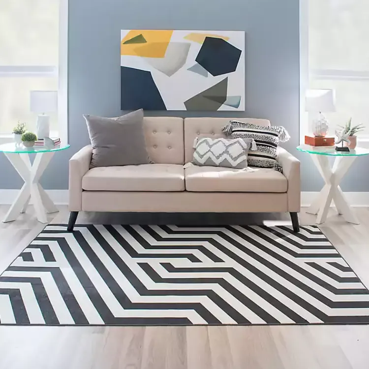 Kirklands Home Accent & End Tables|Wood and Glass Top X-Base Accent Table White