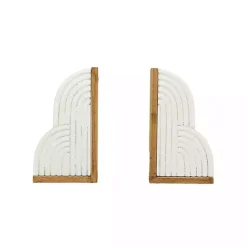 Sale Wood Cloud Bookends, Set of 2 Decorative Accents