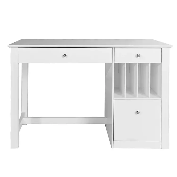 Kirklands Home Office Furniture|Wood Computer Desk White