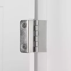 Kirklands Home Wall Storage|Wood 2-Door Open Shelf Wall Cabinet White