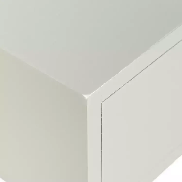 Kirklands Home Accent & End Tables|Wood 1-Drawer Arthur Accent Table White