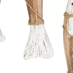 Kirklands Home Wall Plaques|White Wood Fish Hanging Wall Plaques, Set of 3