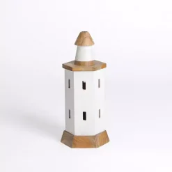 Online White Wood Lighthouse Statue, 16 in. Statues & Figurines