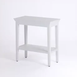 Kirklands Home Accent & End Tables|Wood Marlee Side Table White