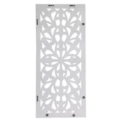 Kirklands Home Wall Plaques|Wood Medallion August Wall Plaque White