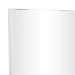 Kirklands Home Framed Mirrors|White Wood Rectangular Wall Mirror, 24x36 in.