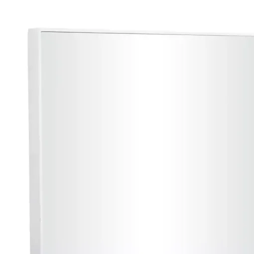 Kirklands Home Framed Mirrors|White Wood Rectangular Wall Mirror, 24x36 in.