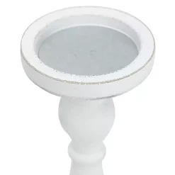 Online Wood Spindle Taper Candle Holders, Set of 5 Candle Holders