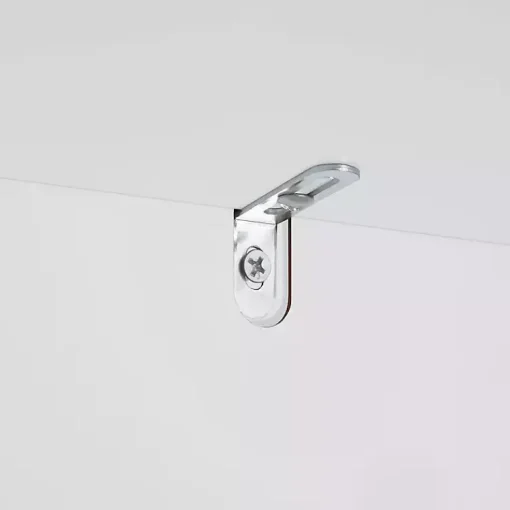 Kirklands Home Bathroom Furniture|Wood Tall Single Pane Glass Door Cabinet White