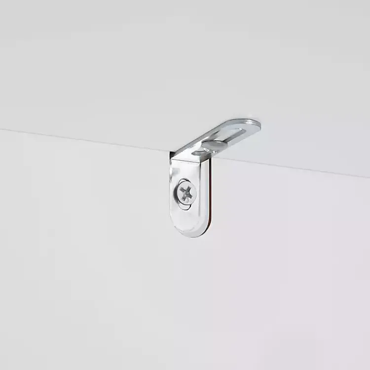 Kirklands Home Bathroom Furniture|Wood Tall Single Pane Glass Door Cabinet White
