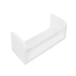 Kirklands Home Shelves|White Wood Wall Bookshelves, Set of 2