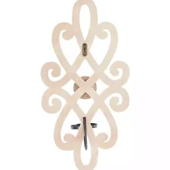 Hot Whitewash Beaded Scroll Sconce Sconces