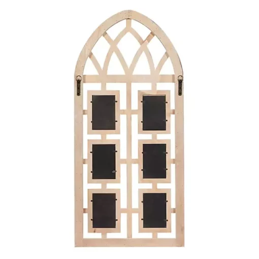 New Whitewash Window Arch 6-Opening Collage Frame Collage Frames