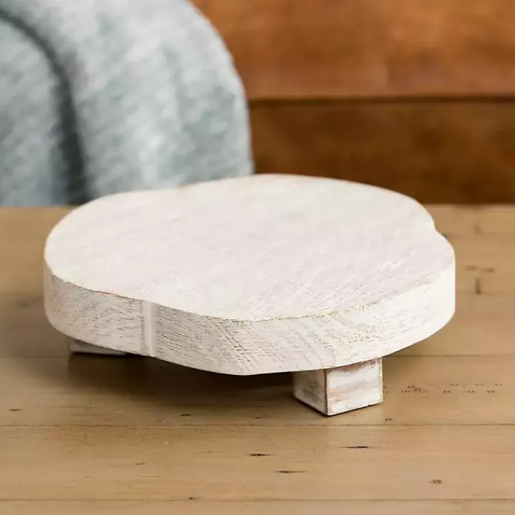 Sale washed Natural Wood Riser, 11 in. Decorative Accents