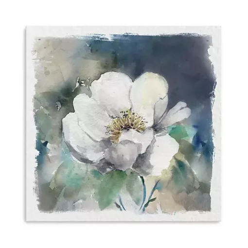 Kirklands Home Canvas Art|Whitewashed Peony Canvas Art Print