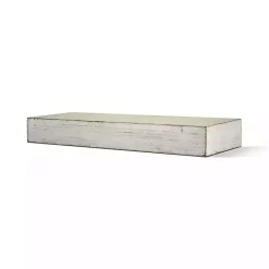 Kirklands Home Shelves|Whitewashed Wood Floating Shelf, 24 in.