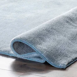 Kirklands Home Area Rugs|Whitlow Shag Washable Area Rug, 8x10 Blue
