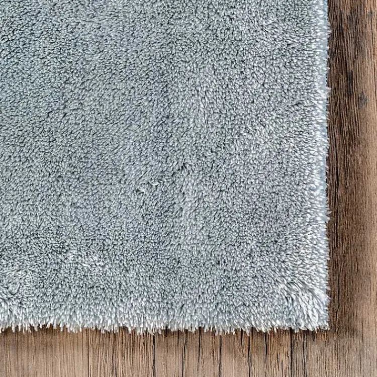 Kirklands Home Area Rugs|Whitlow Shag Washable Area Rug, 6x9 Blue