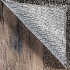 Kirklands Home Area Rugs|Whitlow Charcoal Shag Washable Area Rug, 8x10 Gray