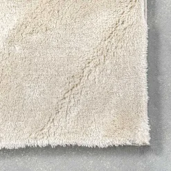 Kirklands Home Area Rugs|Whitlow Cream Shag Washable Area Rug, 5x8 Ivory