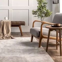 Kirklands Home Area Rugs|Whitlow Shag Washable Area Rug, 5x8 Gray