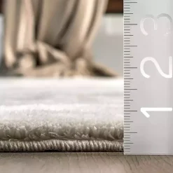 Kirklands Home Area Rugs|Whitlow Shag Washable Area Rug, 6x9 Gray