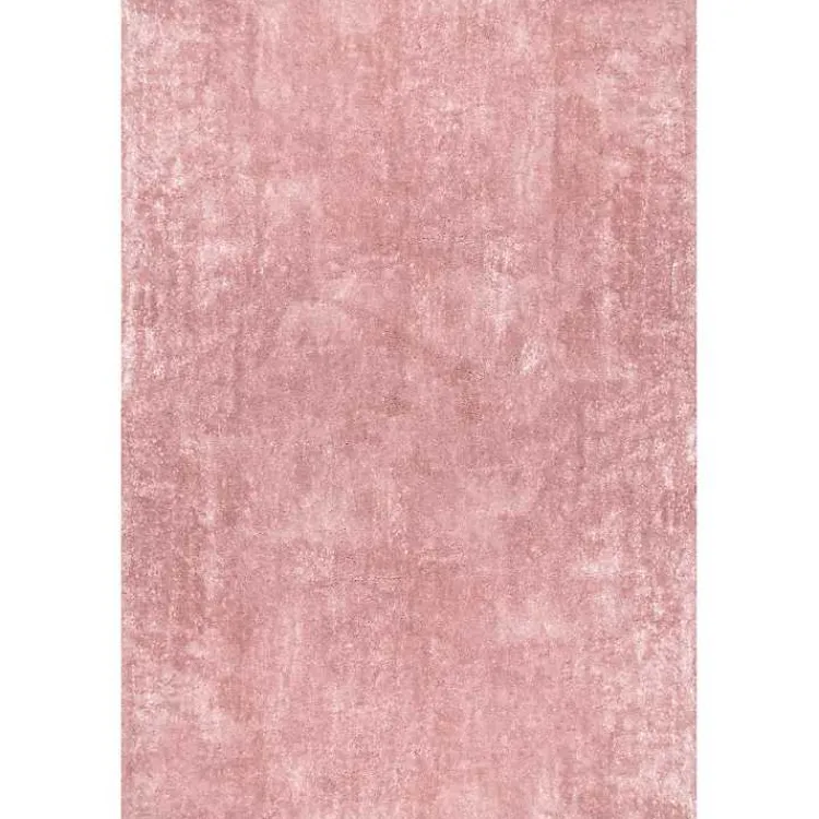 Kirklands Home Area Rugs|Whitlow Shag Washable Area Rug, 6x9 Pink