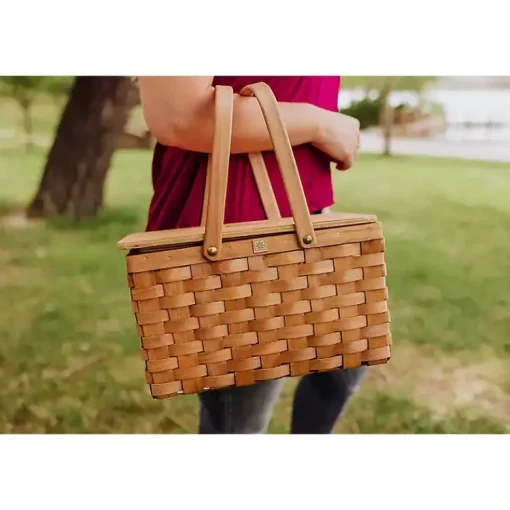 Kirklands Home Serving & Entertaining|Wicker Picnic Basket with Removable Cooler