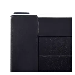 Kirklands Home Console Tables|Wilbert 3-Drawer Console Table Black