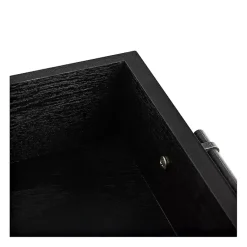 Kirklands Home Console Tables|Wilbert 3-Drawer Console Table Black