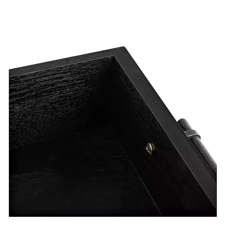 Kirklands Home Console Tables|Wilbert 3-Drawer Console Table Black