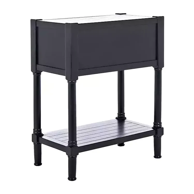Kirklands Home Console Tables|Wilbert 3-Drawer Console Table Black